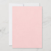 Invitation Mariage d'été Tropical Retro Pink Palm Tree (Dos)