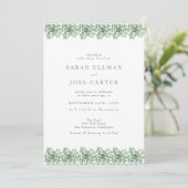 Invitation Mariage d'eucalyptus (Debout devant)