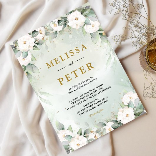 Invitation Mariage d'eucalyptus