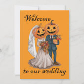 Invitation Mariage d'Halloween  (Devant)