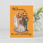Invitation Mariage d'Halloween  (Debout devant)