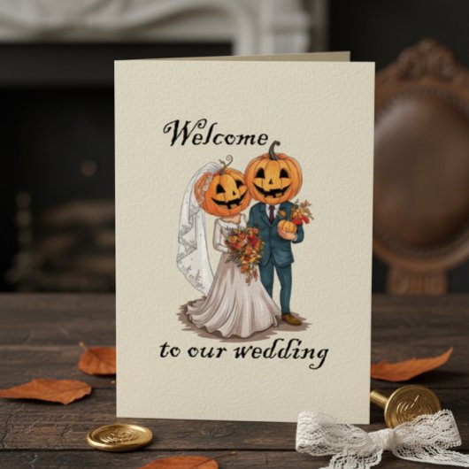 Invitation Mariage d'Halloween 