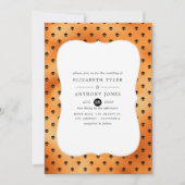 Invitation Mariage d'Halloween en Faux Foil (Devant)