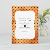 Invitation Mariage d'Halloween en Faux Foil (Debout devant)