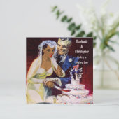 Invitation Mariage d'Halloween Horror (Debout devant)