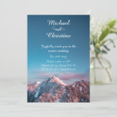 Invitation Mariage d'hiver (Debout devant)