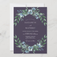 Mariage d'hiver attirant prune