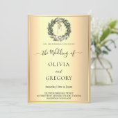 Invitation Mariage d'hiver chic (Debout devant)