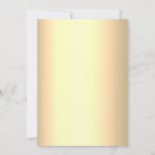 Invitation Mariage d'hiver chic (Dos)