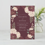 Invitation Mariage d'hiver en Bourgogne (Debout devant)