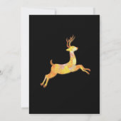 Invitation Mariage d'hiver entre deux jeunes rennes (Dos)