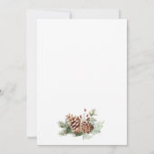 Invitation Mariage d'hiver Fête de mariage (Dos)