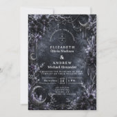 Invitation Mariage d'hiver gothique enchanté (Devant)