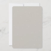 Invitation Mariage d'hiver Greige Snowberry+Eucalyptus (Dos)