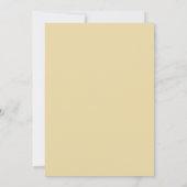 Invitation Mariage d'Hiver Illustre en Or (Dos)