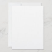 Invitation Mariage d'hiver magnifique (Dos)