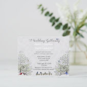 Invitation Mariage d'Hiver-Thème Nature : (Debout devant)