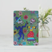 INVITATION MARIAGE DIA DE LOS MUERTOS (Debout devant)