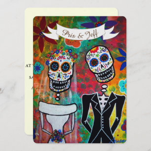 INVITATION MARIAGE DIA DE LOS MUERTOS