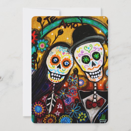 INVITATION MARIAGE DIA DE LOS MUERTOS (Devant)