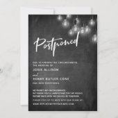 Invitation Mariage différé Edison de tableau de bord (Devant)