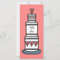 Mariage d'illustration de gâteau Mariage personnal