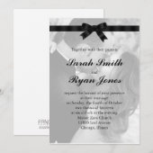 Invitation Mariage d'image personnalisé (Devant / Derrière)