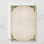 Invitation Mariage d'Imaginaire Celtic Viking (Dos)