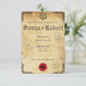 Invitation Mariage d'Imaginaire de jeu de rôle personnalisabl (Debout devant)