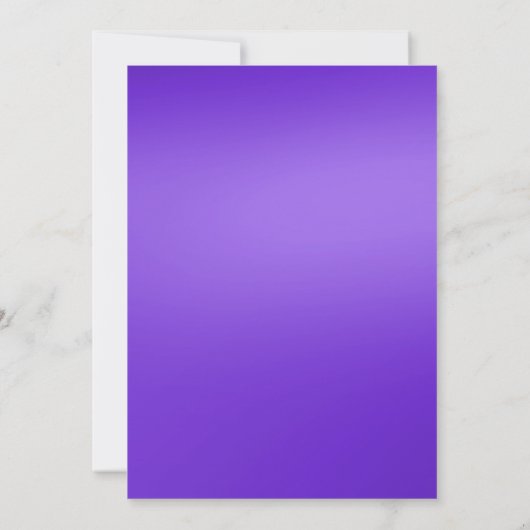 Invitation Mariage d'Imaginaire floral violet violet ultra-vi (Dos)