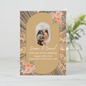 Invitation Mariage d'invitation (Debout devant)