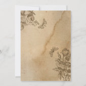 Invitation Mariage d'invitation (Dos)