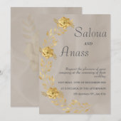 Invitation Mariage d'invitation (Devant / Derrière)