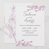 Invitation Mariage d'invitation (Devant / Derrière)