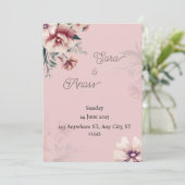Invitation Mariage d'invitation (Debout devant)