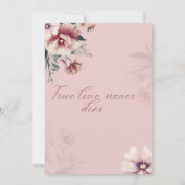 Invitation Mariage d'invitation (Dos)