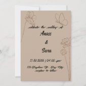Invitation Mariage d'invitation (Devant)