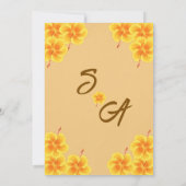 Invitation Mariage d'invitation (Dos)