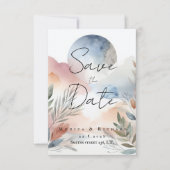 Invitation Mariage d'invitation aquarel (Devant)