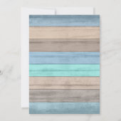 Invitation Mariage Dolphin en bord de mer (Dos)