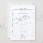 Invitation Mariage Doodle Amusant et Original (Devant)