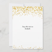 Invitation mariage d'or (Dos)