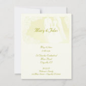 Invitation Mariage d'or (Dos)