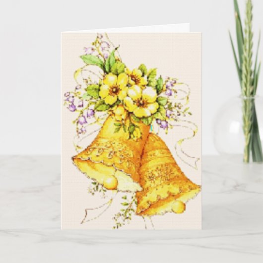 Invitation Mariage d'or Bells (Devant)
