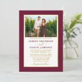 Invitation Mariage d'or de Bourgogne (Debout devant)