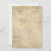 Invitation Mariage d'or géométrique Eucalyptus Lavender (Dos)