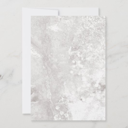 Invitation Mariage d'orchidées blanches tropicales (Dos)