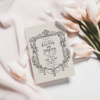 Mariage d'ornement baroque victorien artisanal