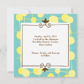 Invitation Mariage Dotty (Bubblegum Blue) (Dos)
