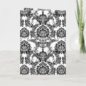 Invitation Mariage double photo noir et blanc (Dos)